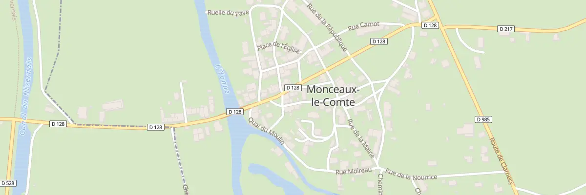 Plan du 5 Rue Edouard Grosjean à Monceaux-le-Comte