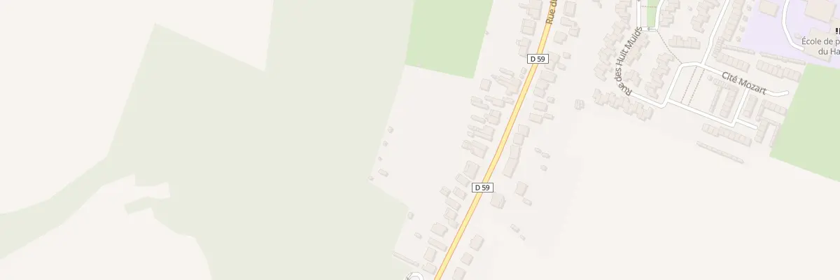 Plan du 285 Rue du Quesnoy à Quiévrechain