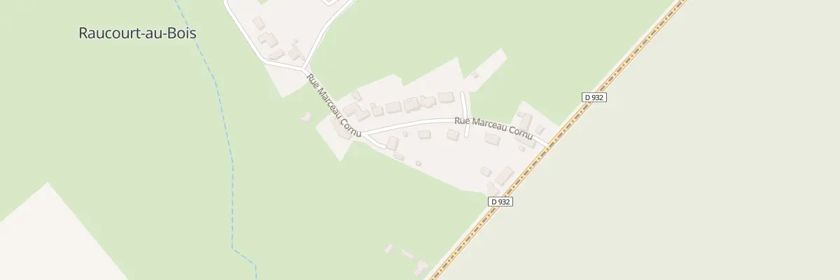 Plan du 3 Rue Marceau Cornu à Raucourt-au-Bois