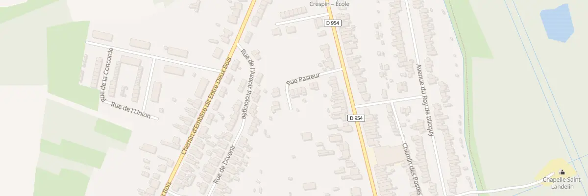 Plan du 11 Rue Pasteur à Crespin