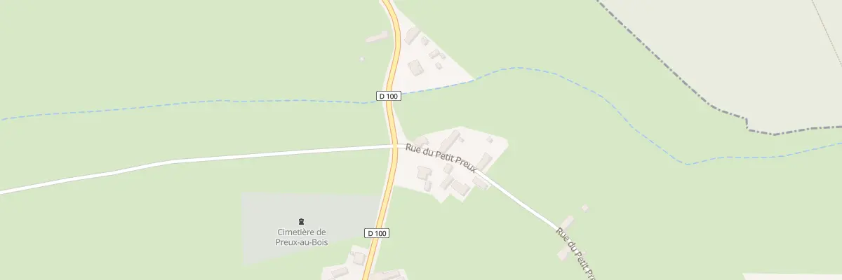 Plan du 1 Rue du Petit Preux à Preux-au-Bois