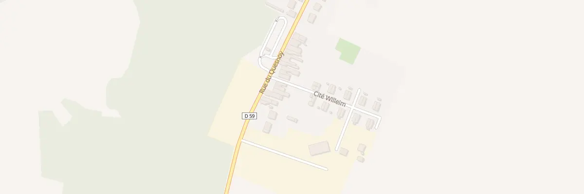 Plan du 408 Rue du Quesnoy à Quiévrechain