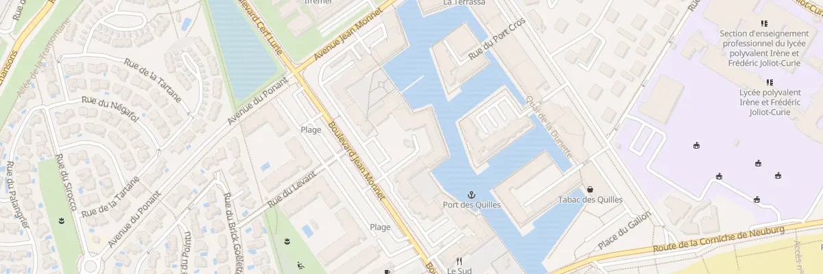 Plan du 4 Pl du Port Saint Clair à Sète
