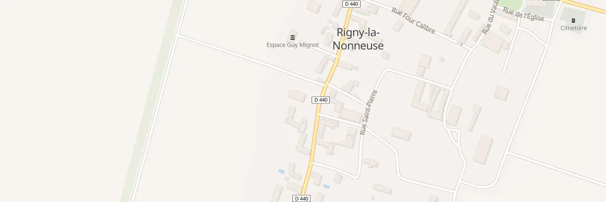 Plan du 37 Rte de Bailly à Rigny-la-Nonneuse