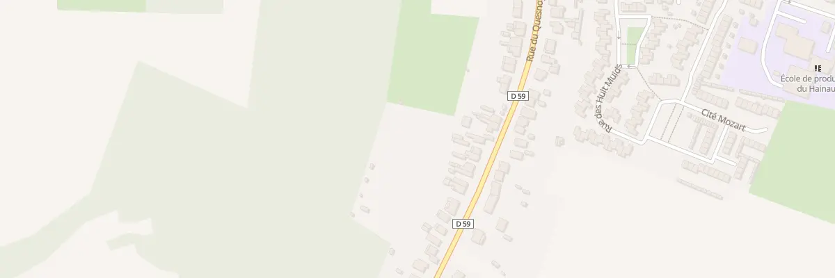 Plan du 277 Rue du Quesnoy à Quiévrechain