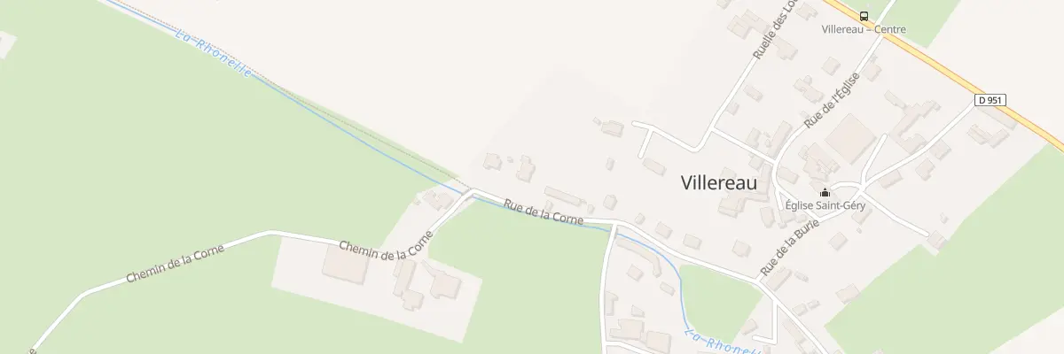 Plan du 4 Che de la Corne à Villereau