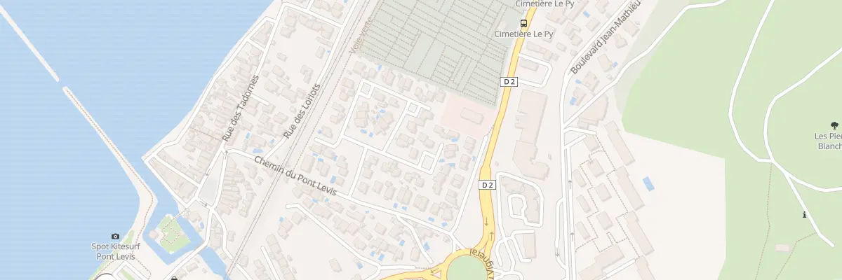 Plan du 3 Rue Magellan à Sète