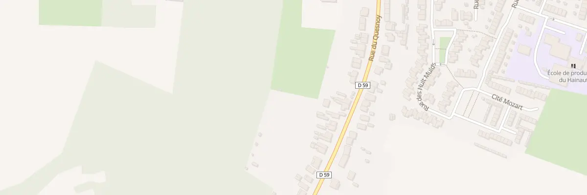 Plan du 267 Rue du Quesnoy à Quiévrechain