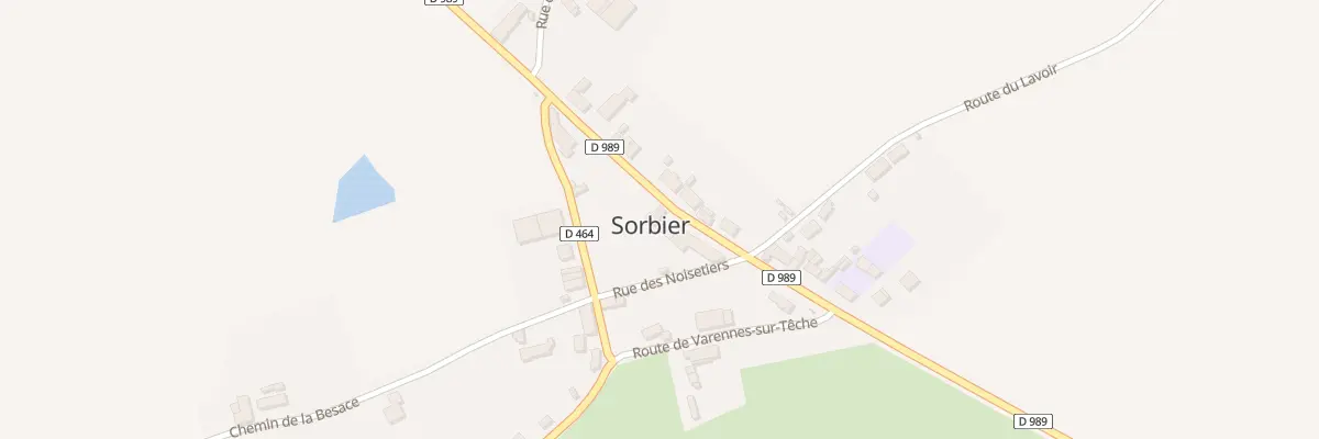 Plan du 10 Grande Rue à Sorbier