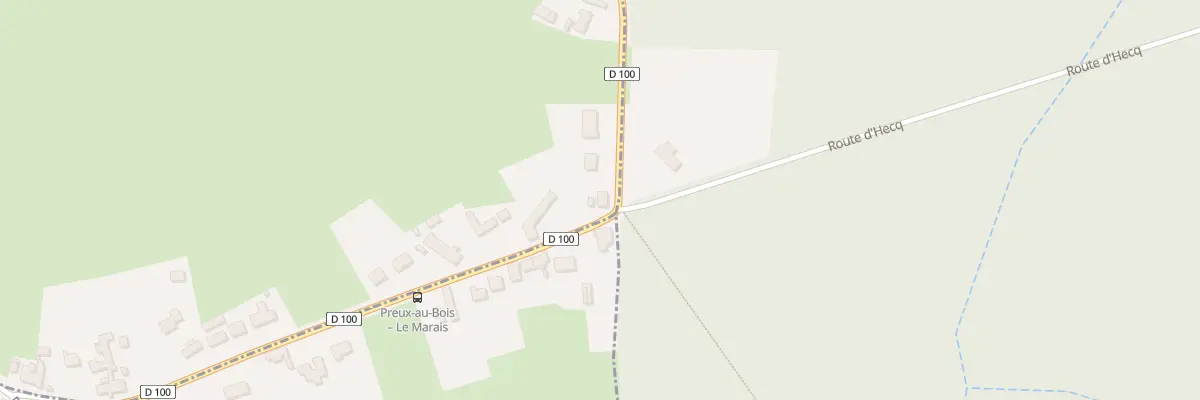Plan du 972 Rue de Mormal à Hecq