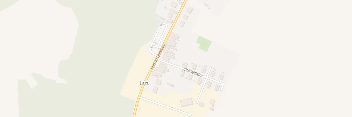 Plan du 398 Rue du Quesnoy à Quiévrechain