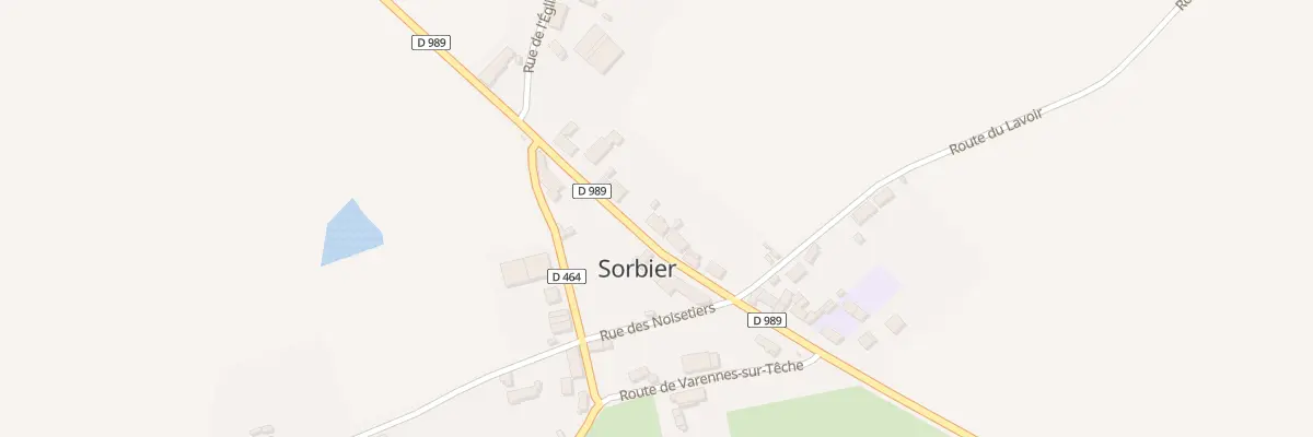 Plan du 13 Grande Rue à Sorbier