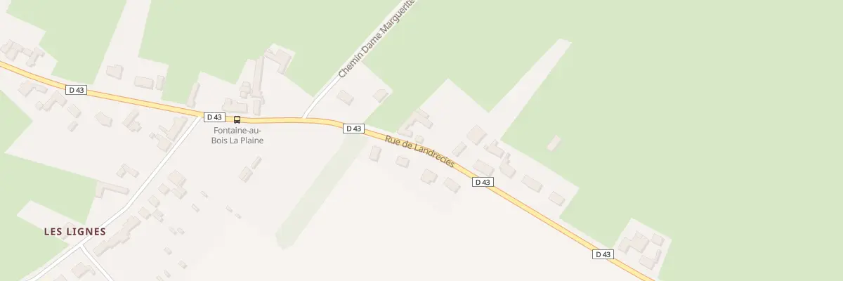 Plan du 121 Rue de Landrecies à Fontaine-au-Bois