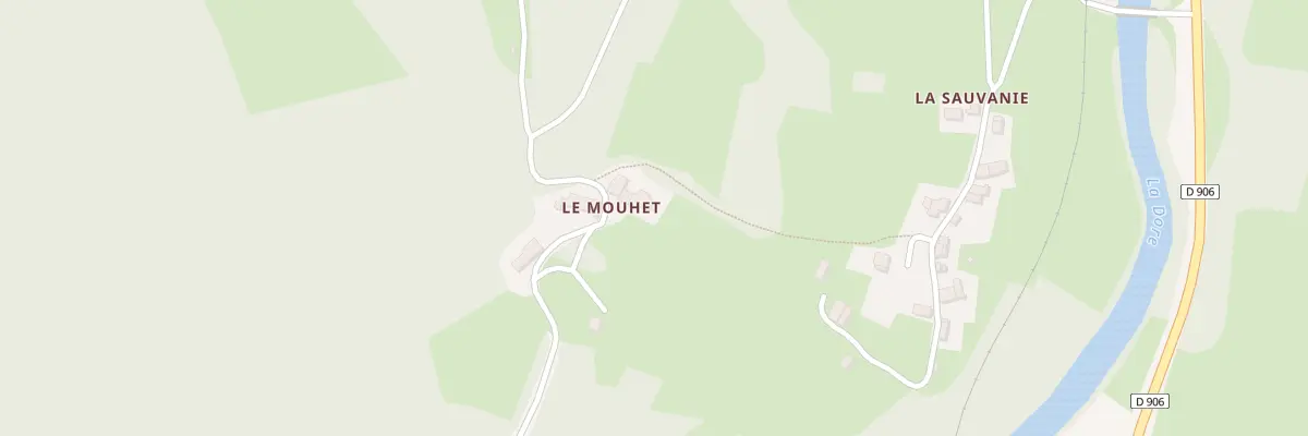 Plan du 5580 Le Mouhet à Marat