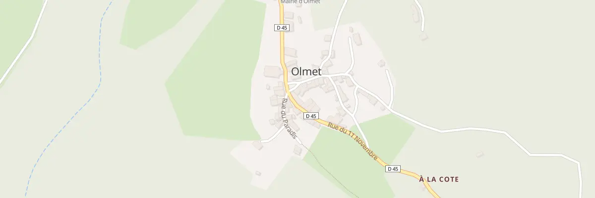 Plan du 5167 Le Bourg à Olmet
