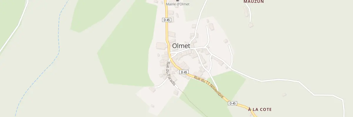 Plan du 5166 Le Bourg à Olmet