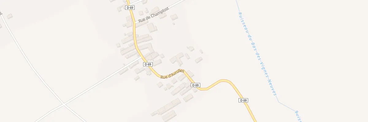 Plan du 190 Chatton à Champlost
