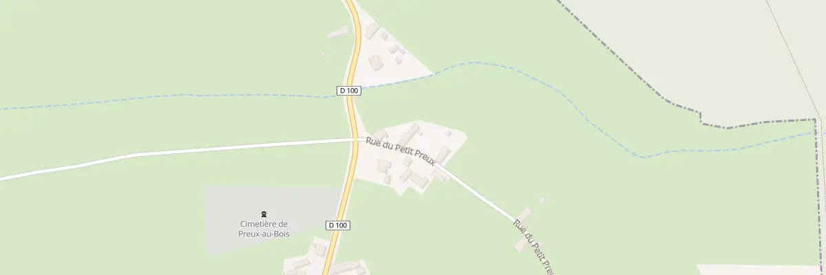 Plan du 3 Rue du Petit Preux à Preux-au-Bois