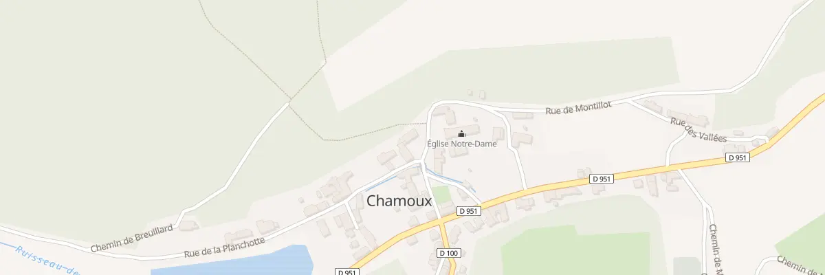 Plan du 2B Rue de la Planchotte à Chamoux