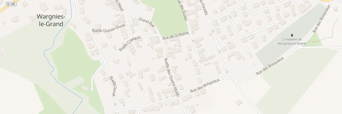 Plan du 11 Gr Grand Rue à Wargnies-le-Grand