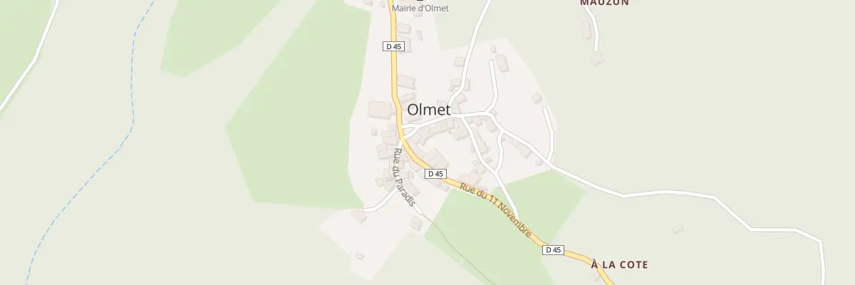 Plan du 5165 Le Bourg à Olmet