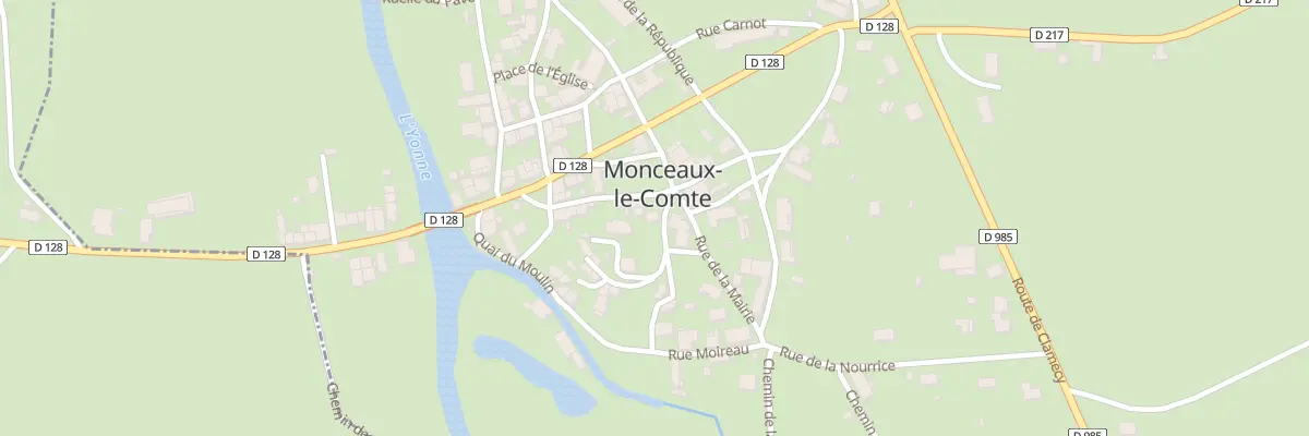 Plan du 5 Pl André Grosjean à Monceaux-le-Comte