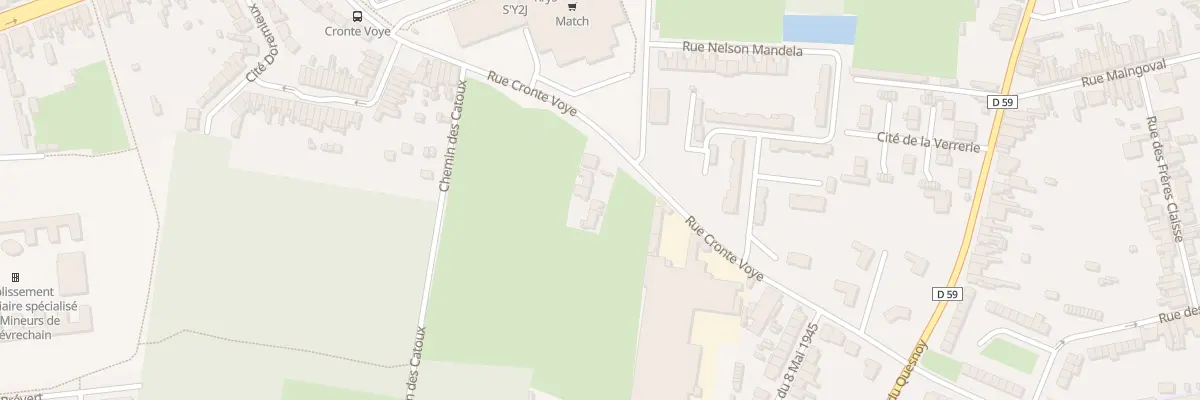 Plan du 68 Rue Cronte-voye à Quiévrechain