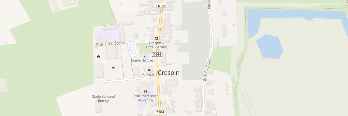Plan du 400 Rue des Déportés à Crespin