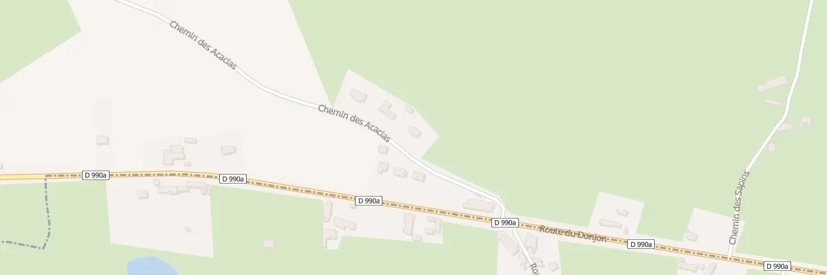 Plan du 6 Che des Acacias à Lapalisse