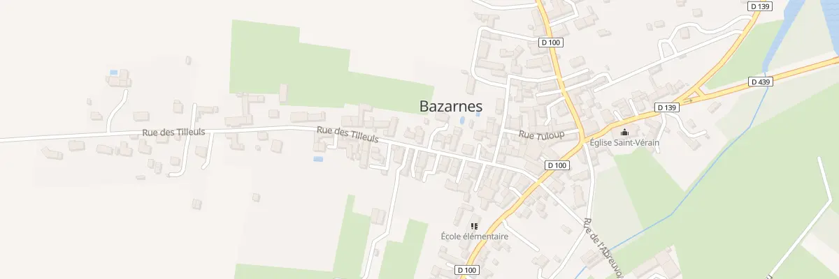 Plan du 22 Rue des Tilleuls à Bazarnes