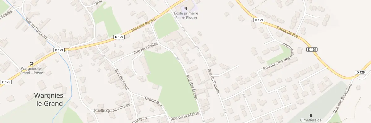 Plan du 11 Rue des Ecoles à Wargnies-le-Grand