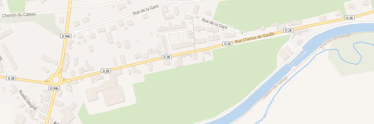 Plan du 324 Rue Charles de Gaulle à Étreux