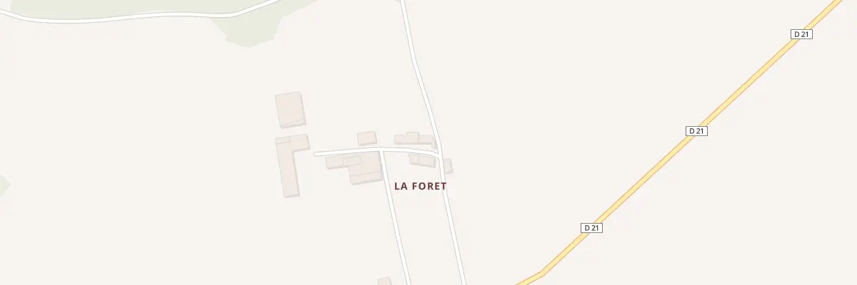 Plan du 440 La Foret à Châtel-Censoir