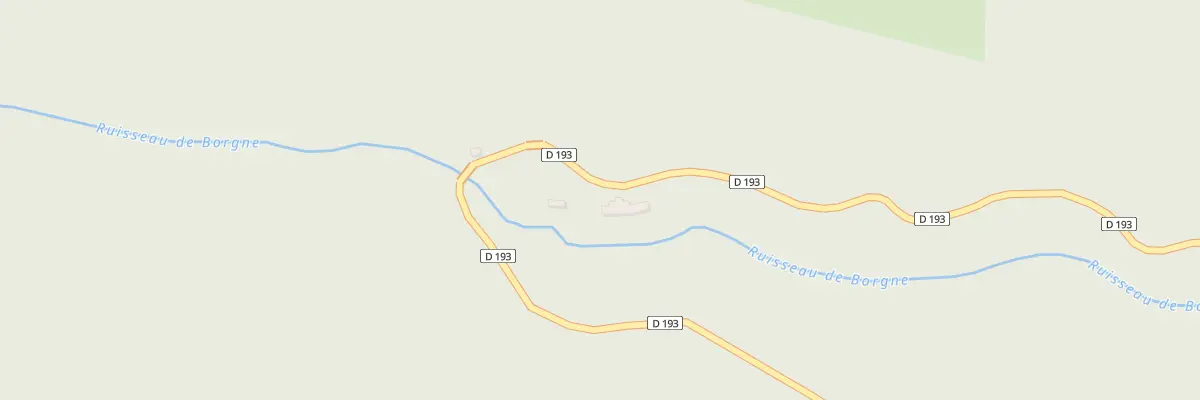 Plan du 83 Borgne du Pas aux Plantiers