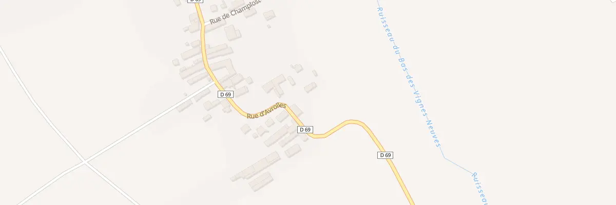 Plan du 187 Chatton à Champlost