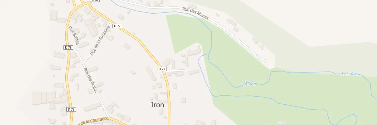 Plan du 1 Imp du Moulin à Iron