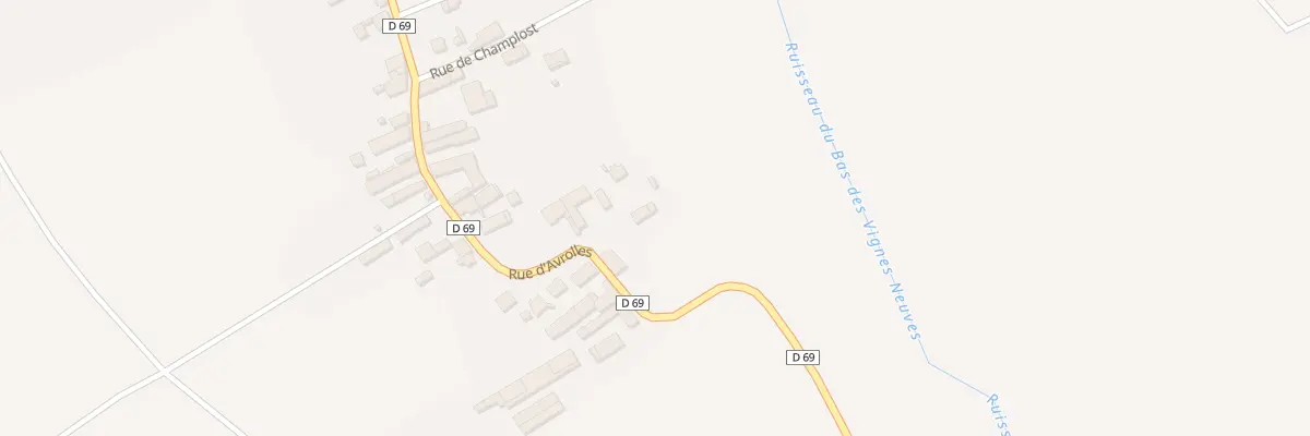 Plan du 188 Chatton à Champlost