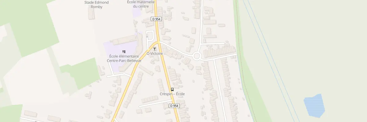Plan du 6 Rue du Vivier à Crespin