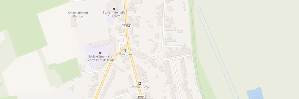 Plan du 1 Rue du Vivier à Crespin