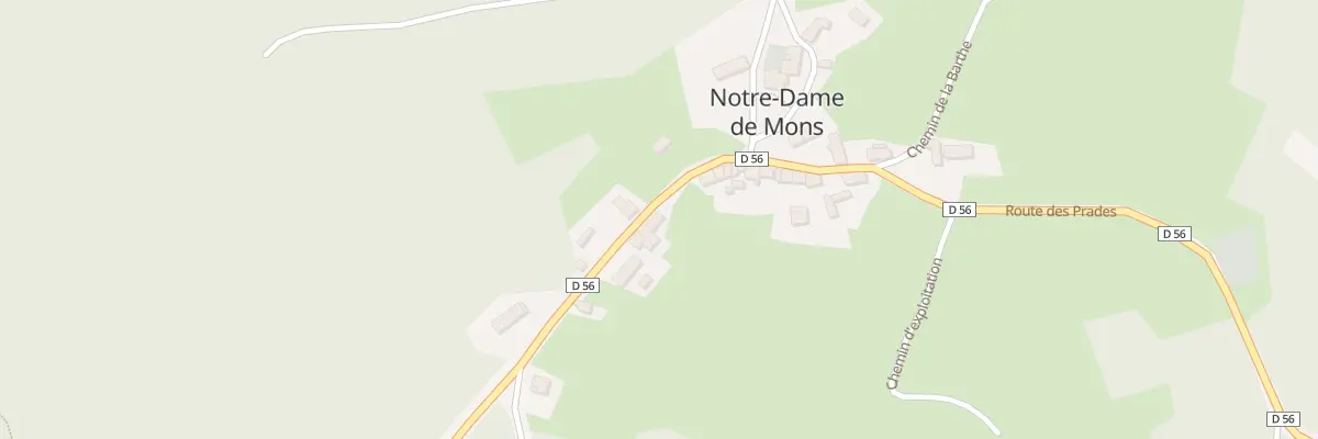 Plan du 5079 Notre Dame de Mons à Champétières