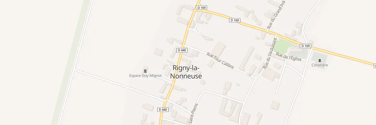 Plan du 30 Rte de Bailly à Rigny-la-Nonneuse