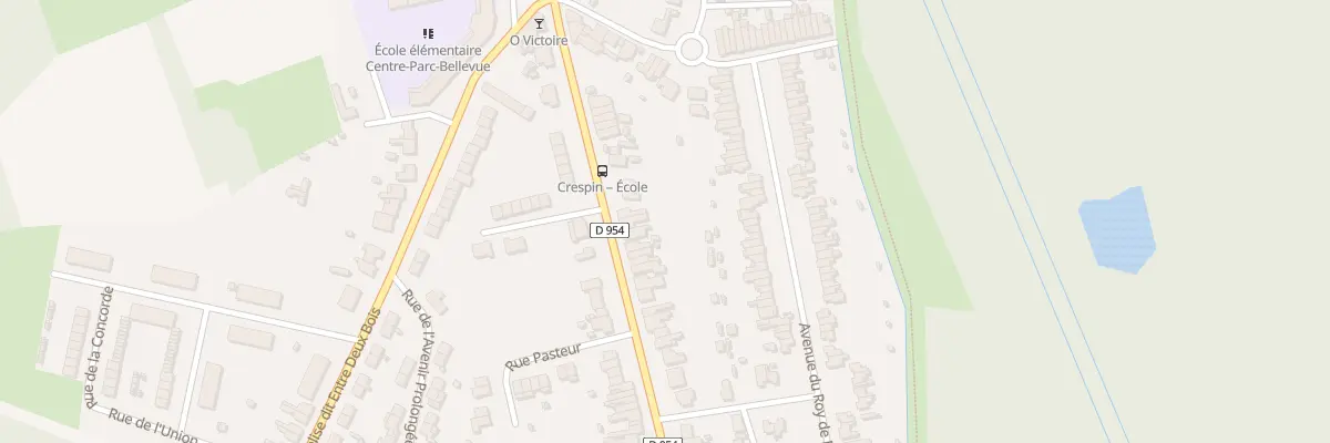 Plan du 336 Rue des Déportés à Crespin
