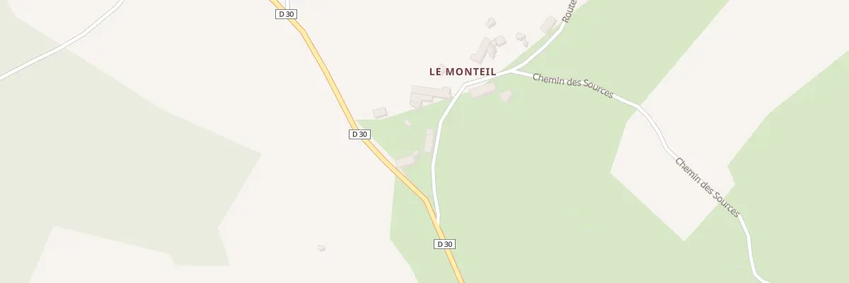 Plan du 5315 Le Monteil à Saint-Privat-d’Allier