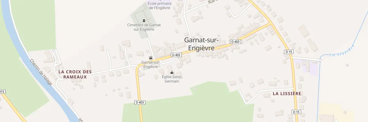 Plan du 6 Grande Rue à Garnat-sur-Engièvre