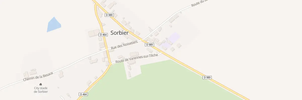 Plan du 16 Grande Rue à Sorbier