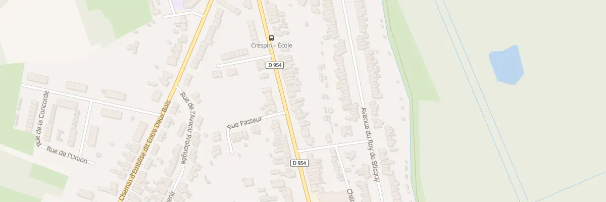 Plan du 320 Rue des Déportés à Crespin