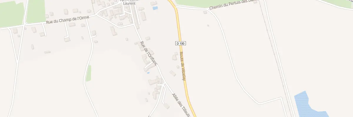 Plan du 22 Rte de Vézelay à Trucy-sur-Yonne