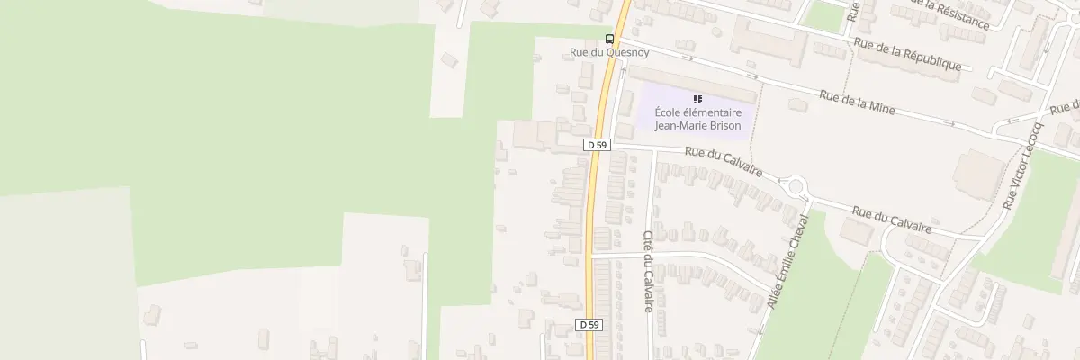 Plan du 181 Rue du Quesnoy à Quiévrechain