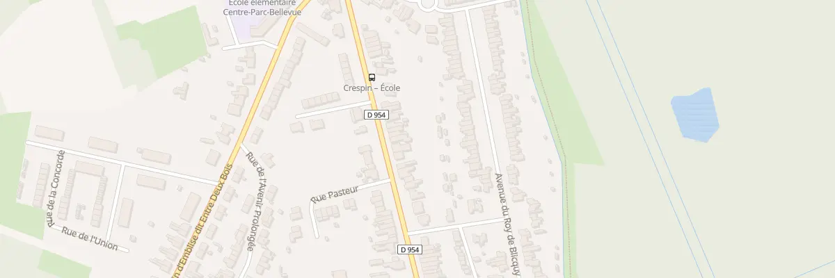 Plan du 326 Rue des Déportés à Crespin