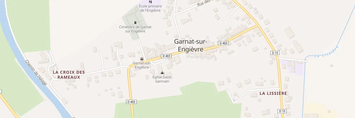 Plan du 8 Grande Rue à Garnat-sur-Engièvre